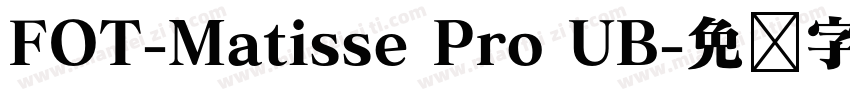 FOT-Matisse Pro UB字体转换